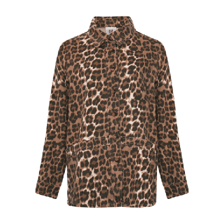 Tiffany Hailey, Jacket - Leopard Kappor Dam Brun M/L