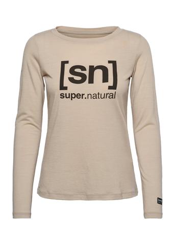 W Essential I.d. Ls Beige Super.natural