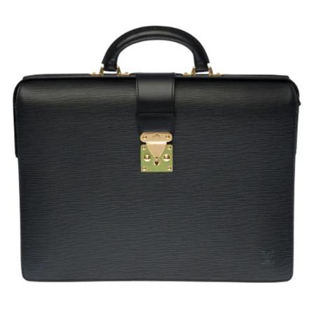 Louis Vuitton Vintage, Pre-owned Leather louis-vuitton-bags Zwart, Dames, Maat:ONE Size