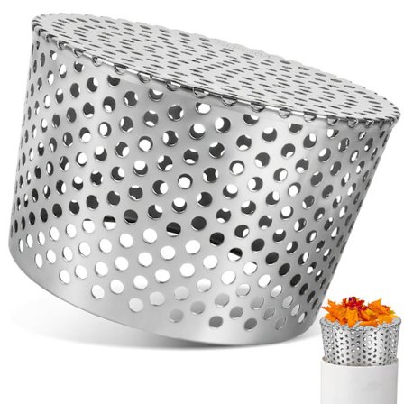 Ruostumattomasta teräksestä valmistetut rännisuodattimet, 304 ruostumattomasta teräksestä valmistettu pyöreä lehtisuoja vajaalle, puutarhaan, ojaan, 