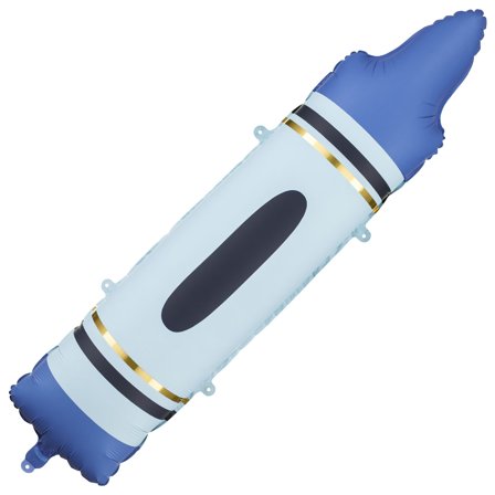 Folieballong Blå Kritt