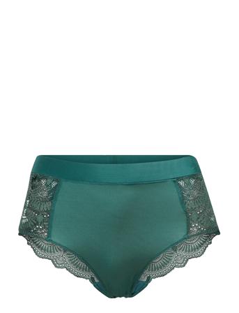 The Hunter Highwaist Briefs Lingerie Panties High Waisted Panties Grøn Understatement Underwear