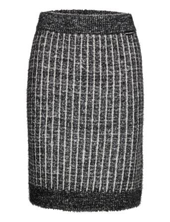 Boucle Knit Skirt Lyhyt Hame Monivärinen/Kuvioitu Karl Lagerfeld