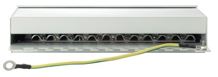 Equip CAT.6 PATCH PANEL 12PORT DESKTP LIGHT-GREY SHIELDED CABL