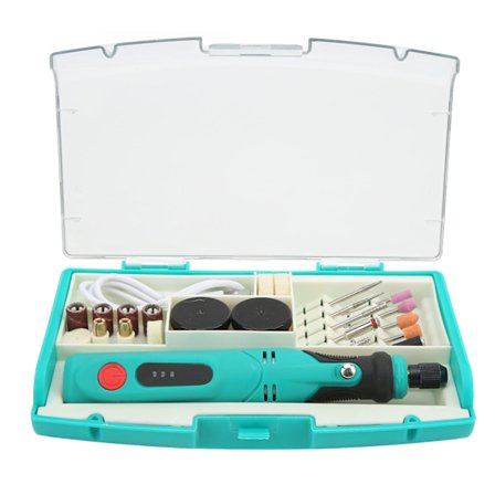 Smykkebor USB-lading 3 nivåer Hastighetskontroll Trådløs design DIY Håndholdt smykkelaging Minibor for polering