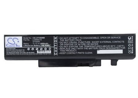 Batteri till Notebook, Bärbar dator för Lenovo IdeaPad Y460, IdeaPad Y560 m.fl.