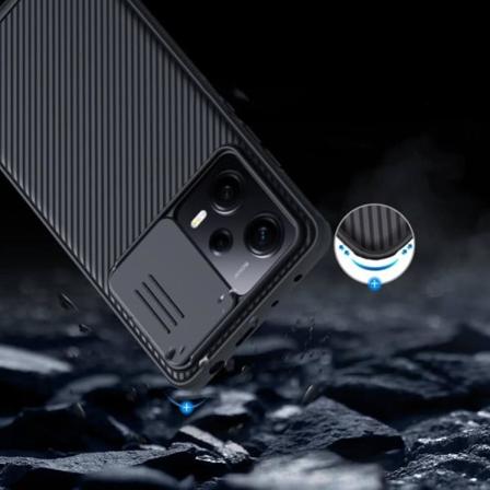 Nillkin Xiaomi Redmi Note 12 Mobilskal Camshield - Sort