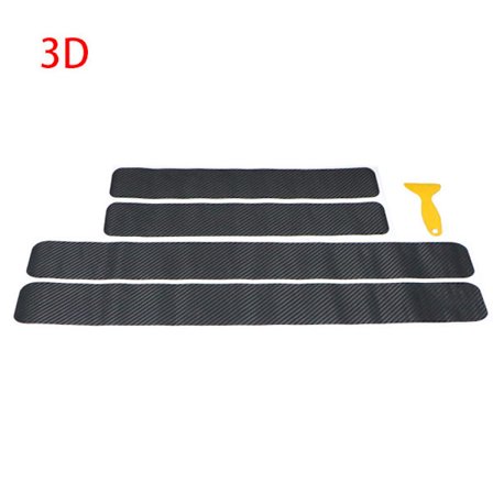 Bilde dørterskel karbonfiber klistremerke anti-ripe stripe anti-kick p