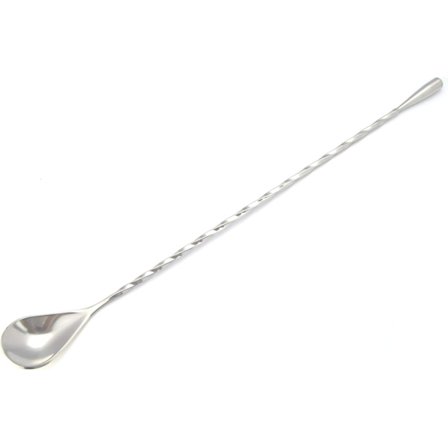 Pisaranmuotoinen sekoituslusikka 30cm 304 ruostumatonta terästä cocktaileihin ja juomiin - Ammattimainen baarilusikka miksologiaan baareihin ja 