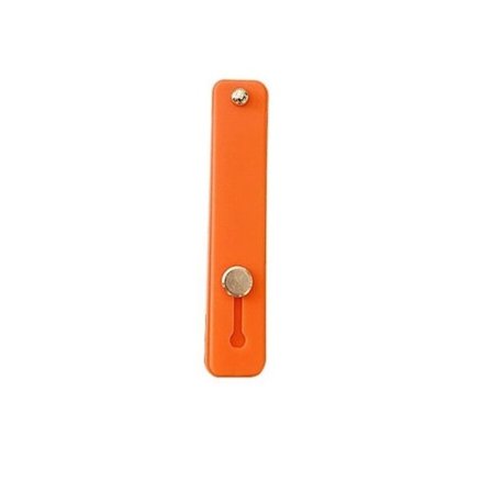 Self-Adhesive Silikon Finger Mobilgrip Strap - Orange
