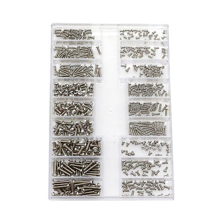 500 stk. 18 Typer Mini Skruer DIY Kit Bærbar Computer Samle Reparation Skrue Fastgørelsessæt Elektronisk Digital Phillips Skrue Sæt