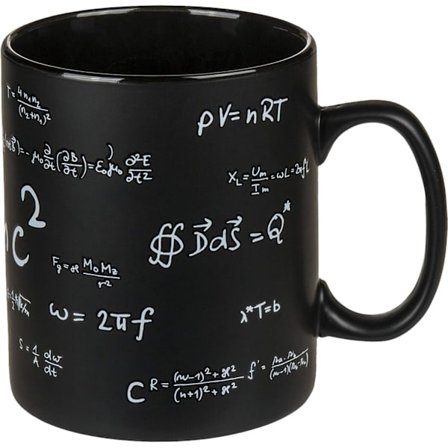 Fin Sort Kat Te Kaffe Krus - Sjove Boligindretningsdetaljer - Søde Gaver til Kæreste - Store Krus til Mænd og Kvinder - til Varme Drikke