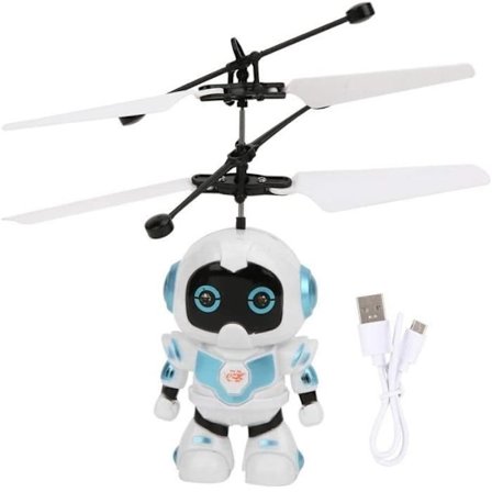 Induksjon Suspensjon Robot Fly, Mini Hånd Spinner Drone Helikopter Fly Induksjon RC Drone Leke Gave til Barn