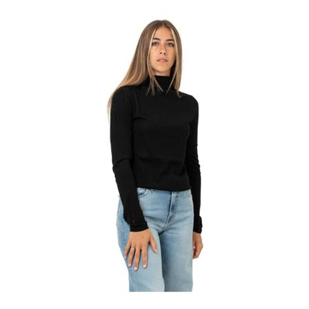Patrizia Pepe Turtleneck Sort, Dame Rullekraver