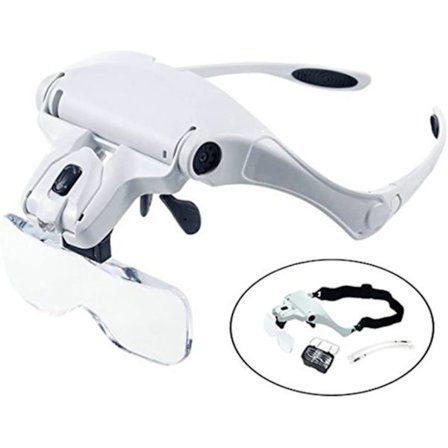 Huvudförstoringsglas Förstoringsglas med LED-belysning Hand