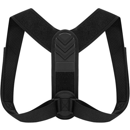 Holdningskorrigerende til mænd og kvinder, justerbar øvre rygstøtte, udretter til spinal støtte, lindrer nakke-, skulder-, ryg- og taljesmerter