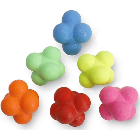 6-pak Reaktion Bold Gummi Reaktion Pinball, Agility Og Hastighedsrefleks Træning