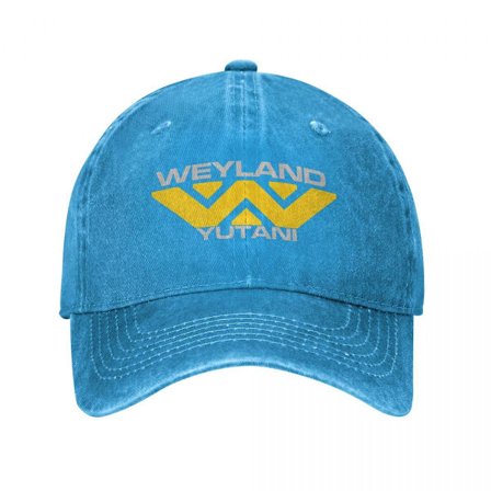 Vasket Bomuld Aliens Nostromo Building Better Worlds Baseball Cap Snapback Solhat Weyland Yutani Corporations Corp Caps Høj Kvalitet (FMY)