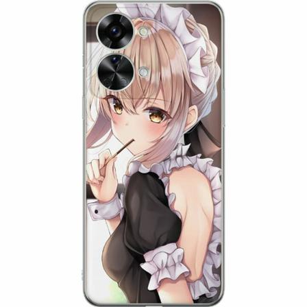 Oneplus Nord 2t Mjukt Skal - Anime Girl Cute