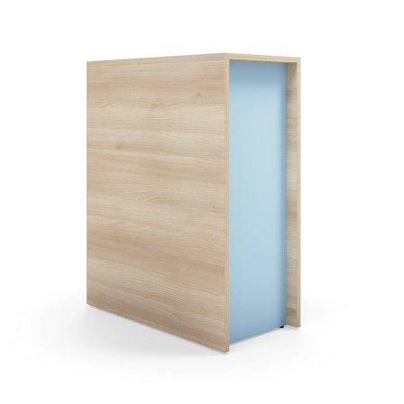 Scenemodul TOGETHER, L1000 B800 H400 mm, ask, himmelblå