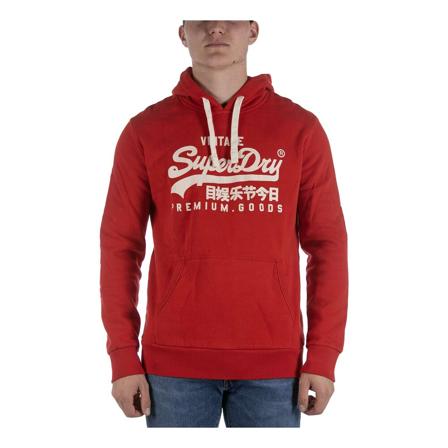 Superdry Hoodies , Rood , Heren , Maat: L