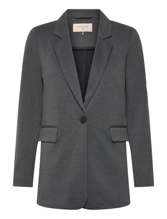 Jacket From Freequent In A Soft Material. The Jacket Has A Classic Design With A Grey FREE/QUENT