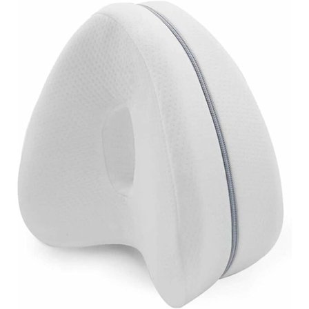 Beinpute for bena, pute for bena med minneskum, ortopedisk pute for sidesovere