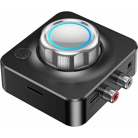 Bluetooth 5.0 -vastaanotin aptX-LL-matalalla latenssilla, langaton äänisovitin auton kotistereoon, 3,5 mm RCA-yhteensopiva