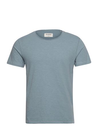 Konrad Slub S/S Tee T-shirt Blå Gabba
