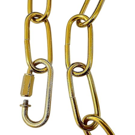 Lyskæde til Lysekroner, 6 Fod Lyskæde til Armaturer, Metal LyskædeBY