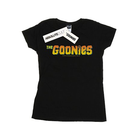 The Goonies Damkläder/Dam Classic Logo Bomull T-shirt XL Svart