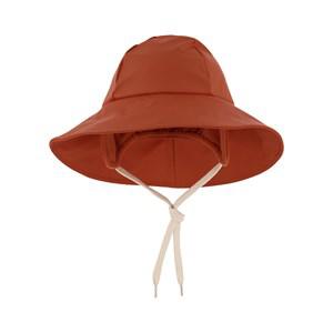 Kuling Vasa Recycled Rain Hat Rust 54/56 cm - Headwear - 54/56 cm - Orange - Junge