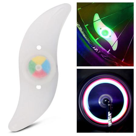 3-tilainen LED-neonpyörän puolan valo, vedenpitävä värillinen pyörän turvavaroitusvalo, pyöräilyvalo