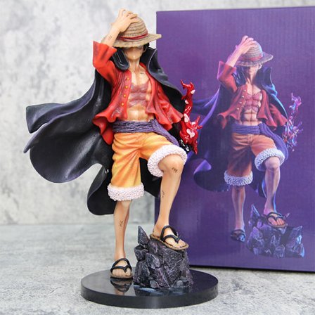 One Piece Yonko Luffy Figur 4 Emperors GK Anime Figurer 2 Hoved