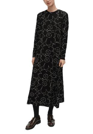 Marimekko KOLMIN PIIRTO UNIKKO Dress Klänningar Dam Flerfärgad S