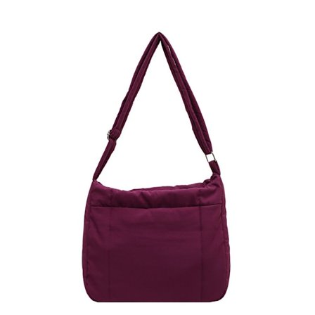 Tygväska Messenger Axelväska LILA
