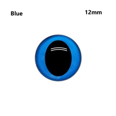 10st/5 Par Plastic Eyes Eyeball Blå 12mm