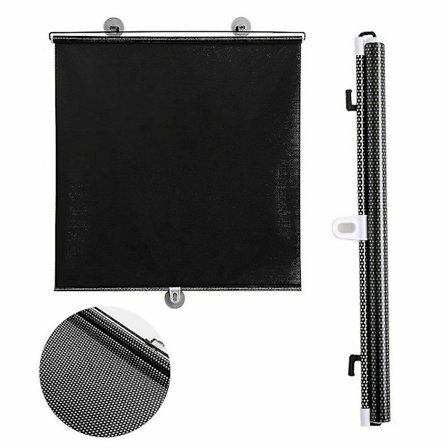 2stk Rullegardiner Sugekop Solskærm Mørklægningsgardin Bil Hjem Vinduesgardiner