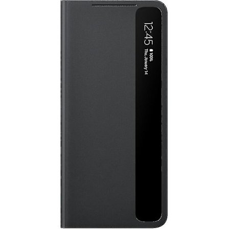 Samsung Clear View Flip Cover EF-ZG996 for Galaxy S21 Plus og 5G - Svart Boris