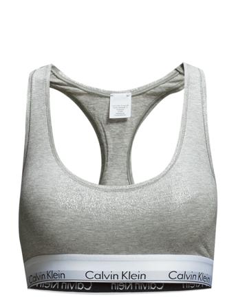Bralette Lingerie Bras & Tops Soft Bras Tank Top Bras Grå Calvin Klein