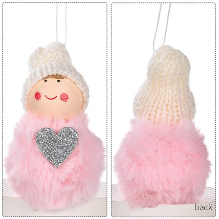 Julepynt Engel Dukke Vedhæng Træ Hængende Ornamenter Julehåndværk Elver Pynt