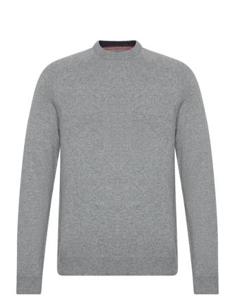 Onsedward Reg 7 Wool Crew Knit Tops Knitwear Round Necks Grey ONLY & SONS