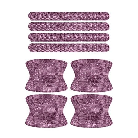 8kpl naarmuuntumattomia tarroja Auton ovenkahvan tarra PINK