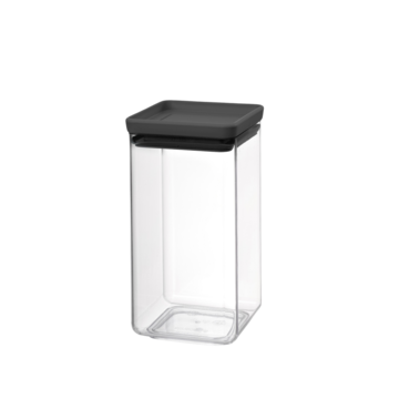 Förvaringsburk fyrkantig Brabantia Tasty+ Mörkgrå