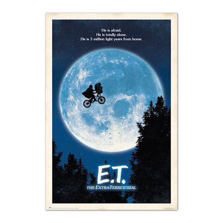 E.T. Extra-Terrestrial Movie -juliste, 24x36 tuumaa