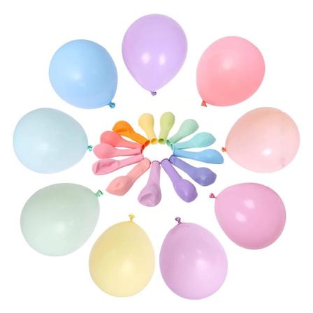 110 stk regnbueballonger, latexballongsett, bursdagsfestdekorasjon, fargerike ballonger for barn regnbuefestdekorasjon