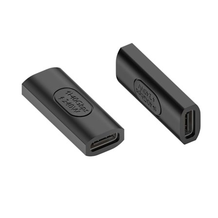 Höghastighets USB C hane till hona förlängningsadapterkontakt 240w höghastighetsladdning och 40 Gbps dataöverföring