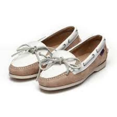 Sebago Nina Suede Loafers Hvid, Dame, Størrelse: 37 EU