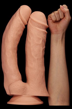 Kjøp Realistic Mega Double Dildo 30,5 cm - Dobbeldildo | God pris