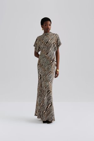 Malina - Alivia maxi dress - 32 - Moire